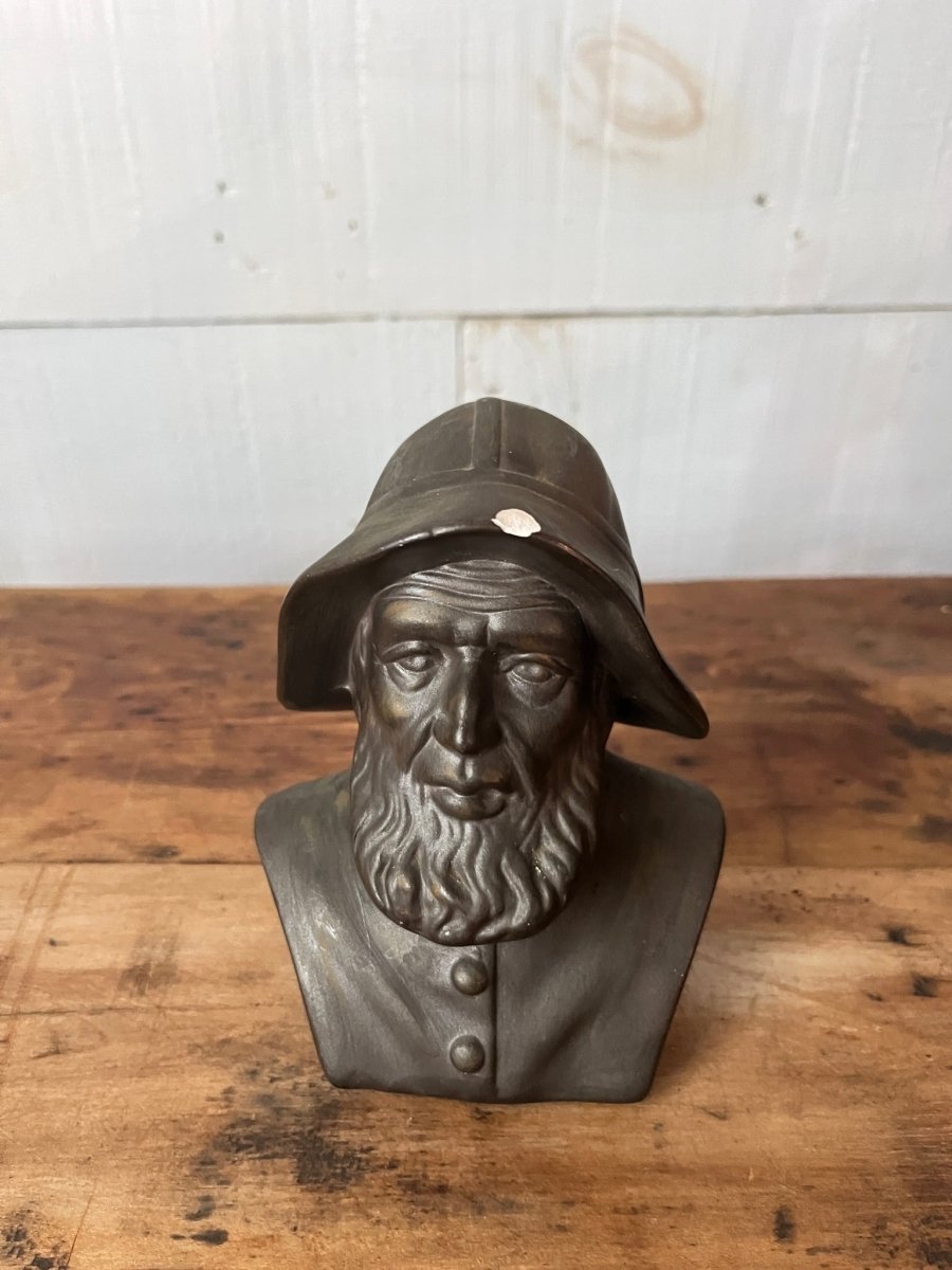 Vintage Atlantic Fisherman Bust - Diamonds & Rust