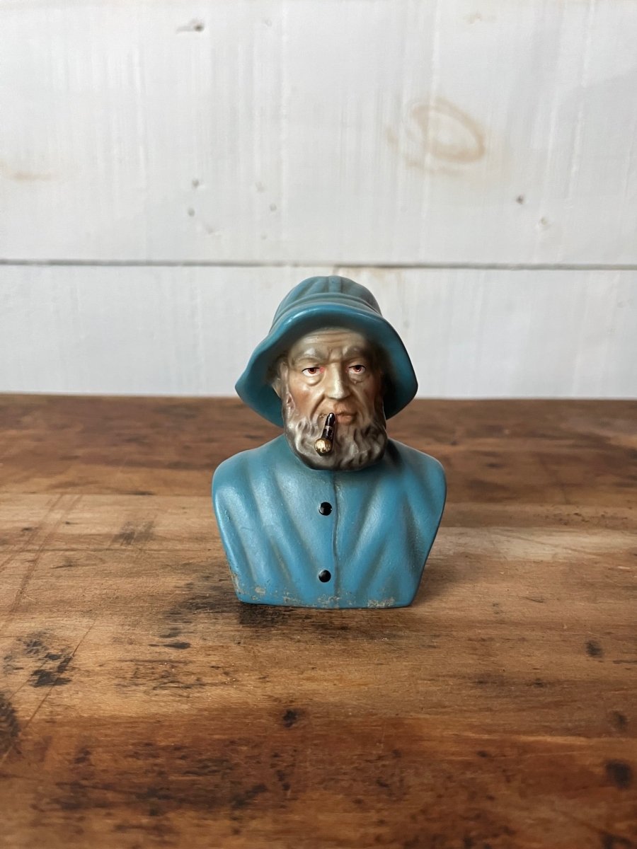 Vintage Atlantic Fisherman Bust - Blue - Diamonds & Rust
