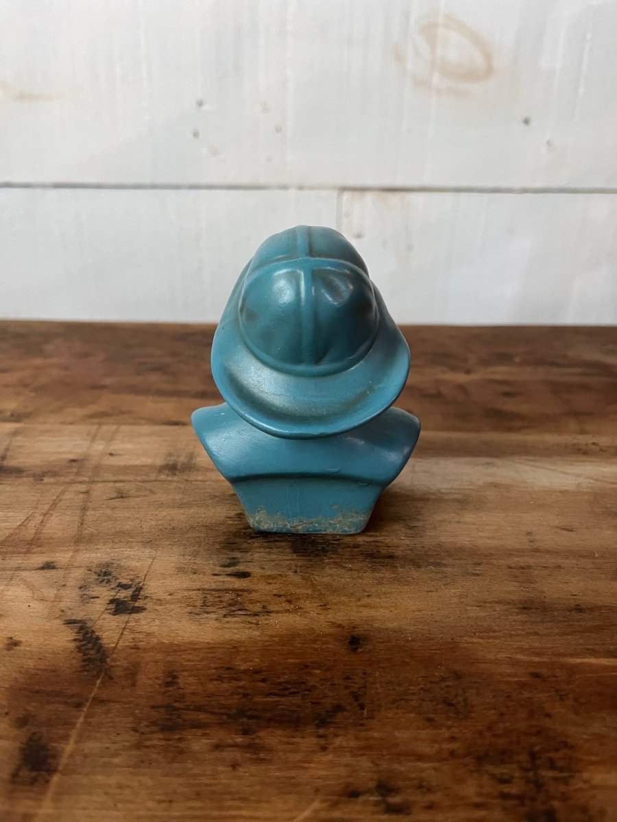 Vintage Atlantic Fisherman Bust - Blue - Diamonds & Rust