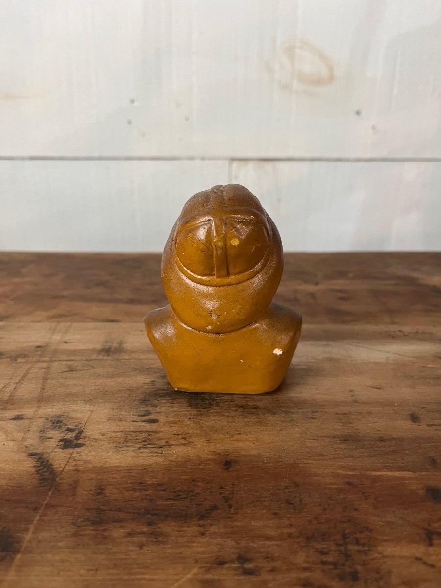 Vintage Atlantic Fisherman Bust - Yellow - Diamonds & Rust