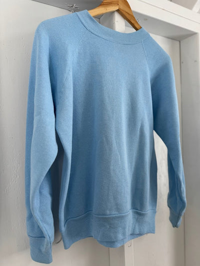 Vintage Baby Blue Raglan - Diamonds & Rust