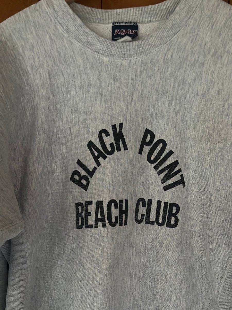 Vintage Black Point Beach Club Reverse Weave Sweatshirt - Diamonds & Rust