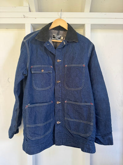 Vintage Blanket Lined Denim Chore Coat - Diamonds & Rust