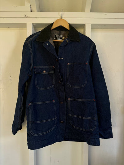 Vintage Blanket Lined Denim Chore Coat - Diamonds & Rust