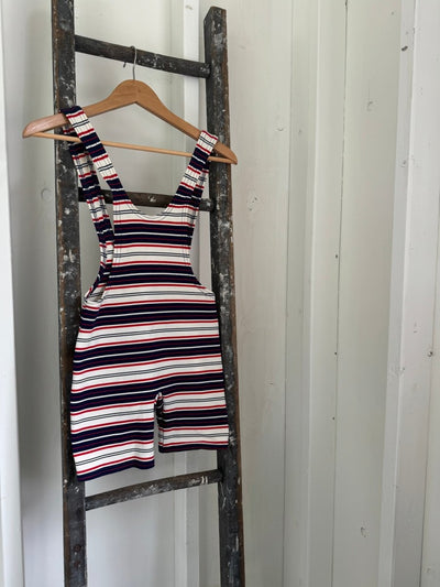 Vintage Boys Bathing Suit - Diamonds & Rust