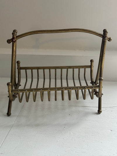Vintage Brass Carrier - Diamonds & Rust
