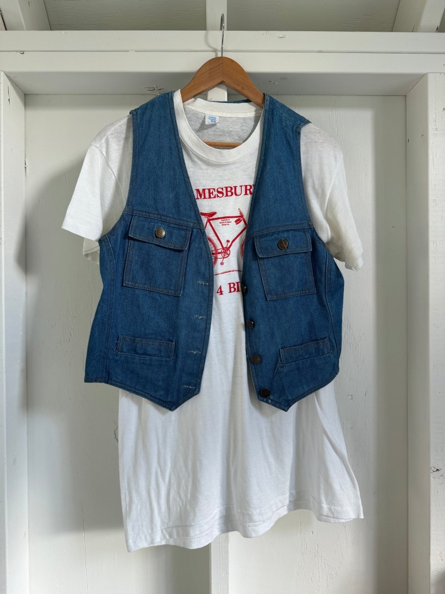 Vintage Bronson Denim Vest - Youth - Diamonds & Rust