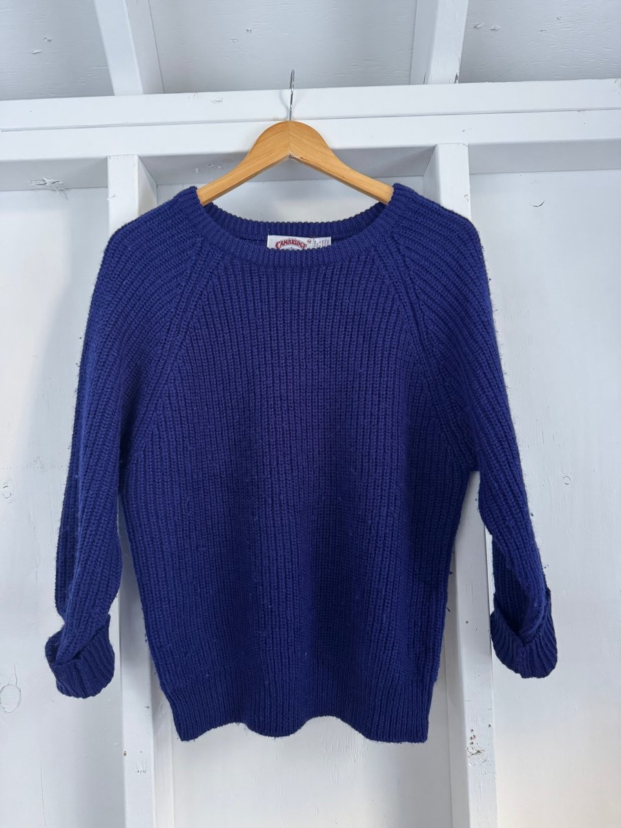 Vintage Cambridge Wool Sweater - Diamonds & Rust