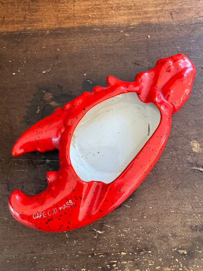 Vintage Cape Cod Lobster Claw Tray - Diamonds & Rust