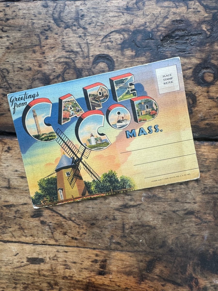 Vintage Cape Cod, Mass. Post Cards - Diamonds & Rust