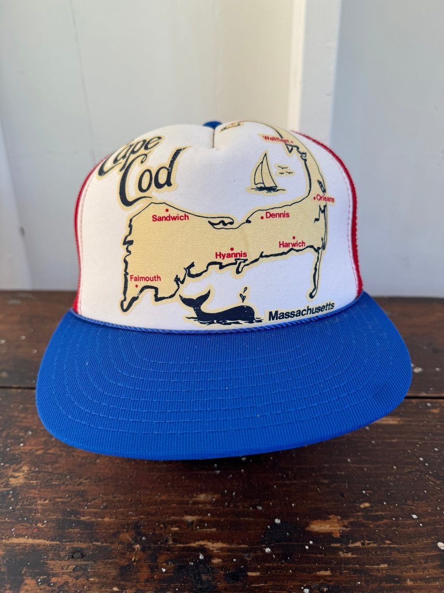 Vintage Cape Cod Mesh Hat - Diamonds & Rust