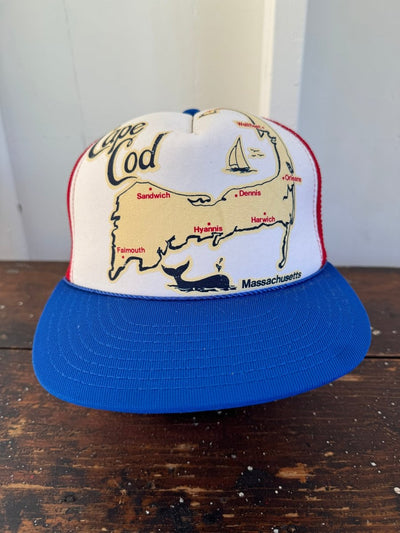Vintage Cape Cod Mesh Hat - Diamonds & Rust
