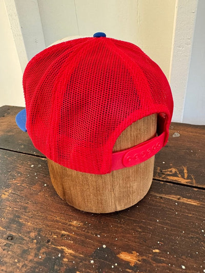 Vintage Cape Cod Mesh Hat - Diamonds & Rust