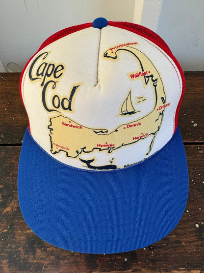 Vintage Cape Cod Mesh Hat - Diamonds & Rust