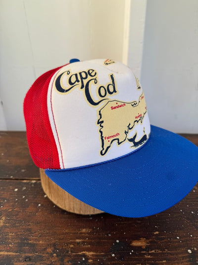 Vintage Cape Cod Mesh Hat - Diamonds & Rust