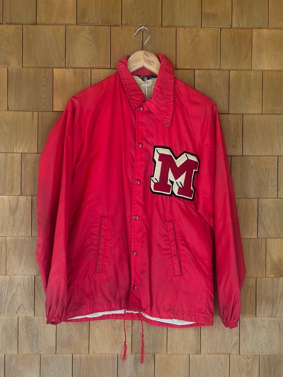 Vintage Champion Letter M Jacket - Diamonds & Rust