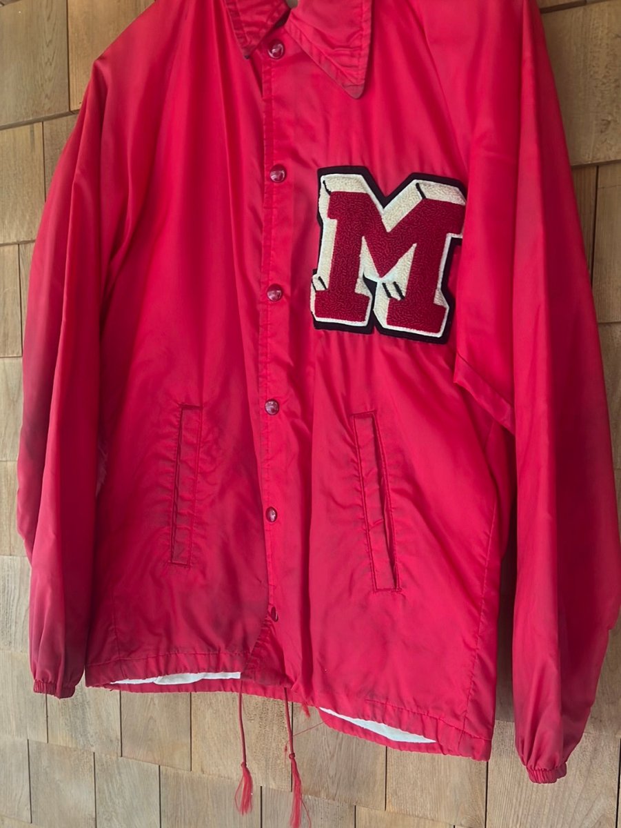 Vintage Champion Letter M Jacket - Diamonds & Rust