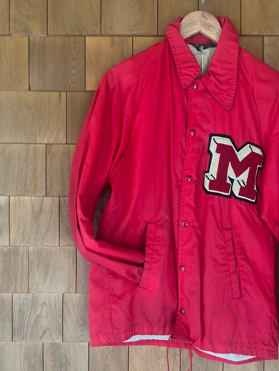 Vintage Champion Letter M Jacket - Diamonds & Rust