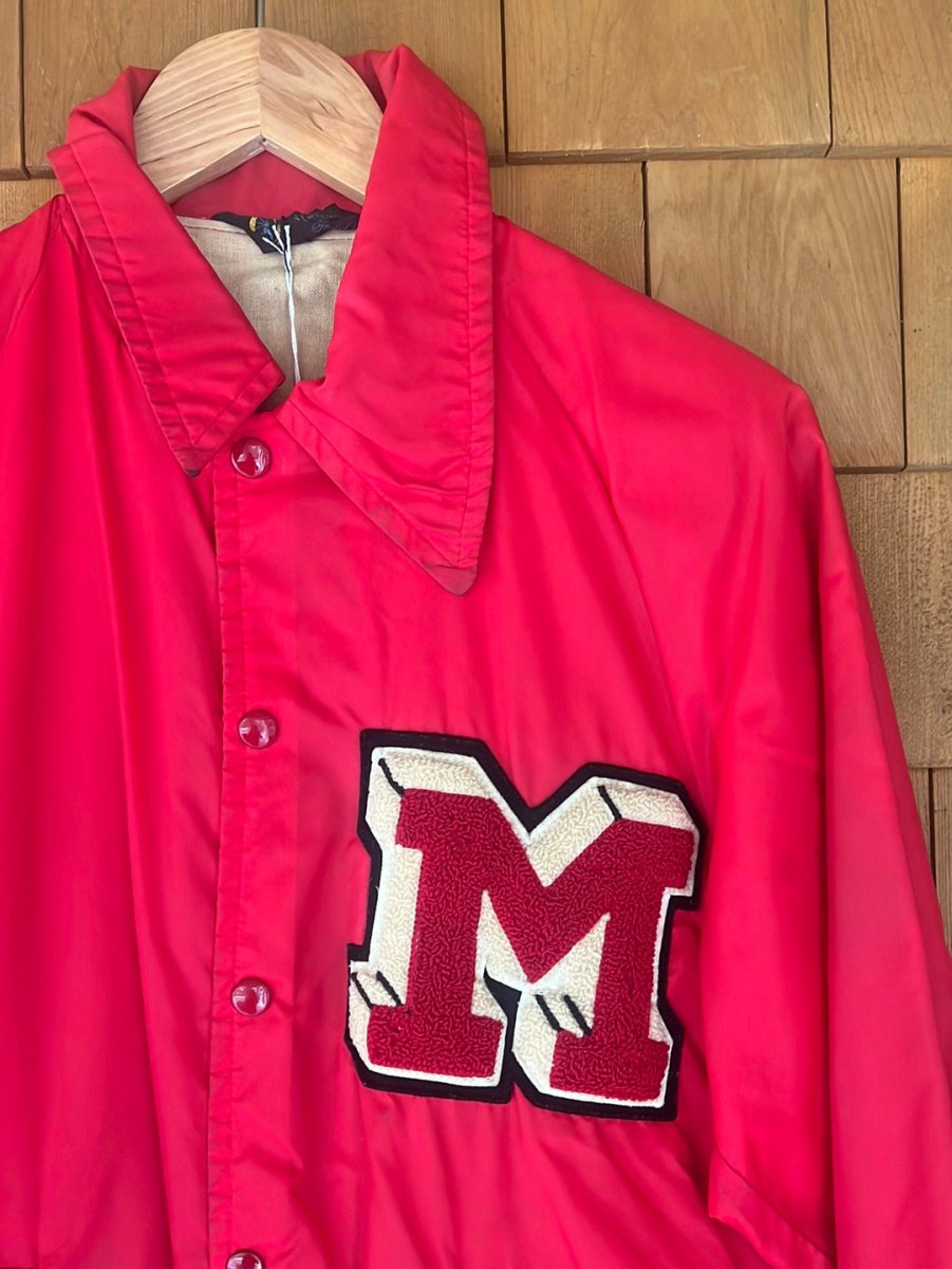 Vintage Champion Letter M Jacket - Diamonds & Rust