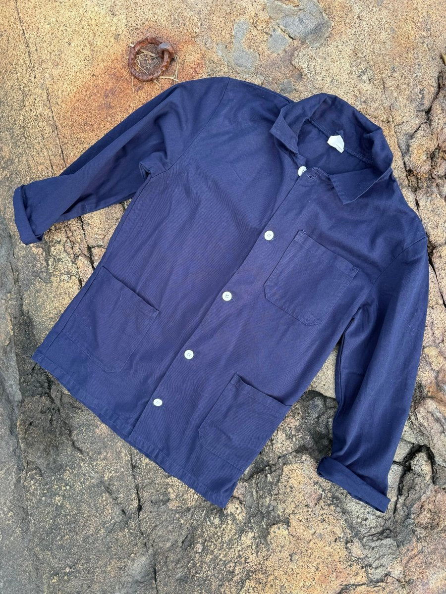 Vintage Chore Coat - Dark Indigo - Diamonds & Rust