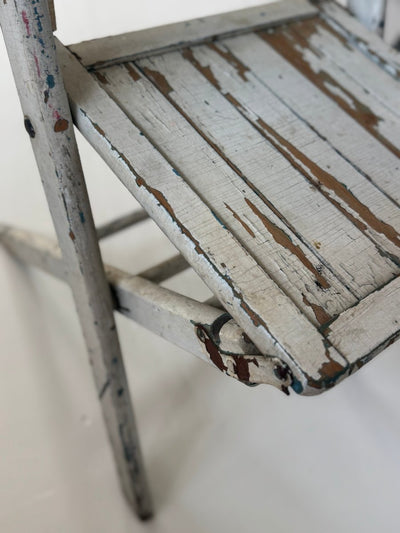 Vintage Coca Cola Folding Chair - Diamonds & Rust