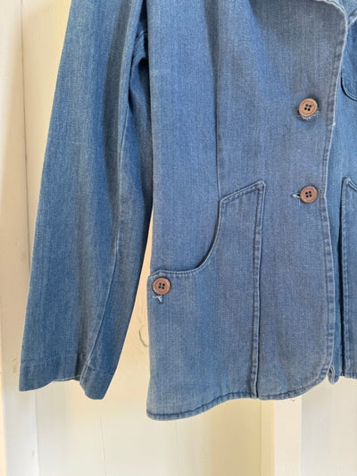 Vintage Denim Blazer - Diamonds & Rust