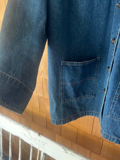 Vintage Denim Chore Coat - Diamonds & Rust