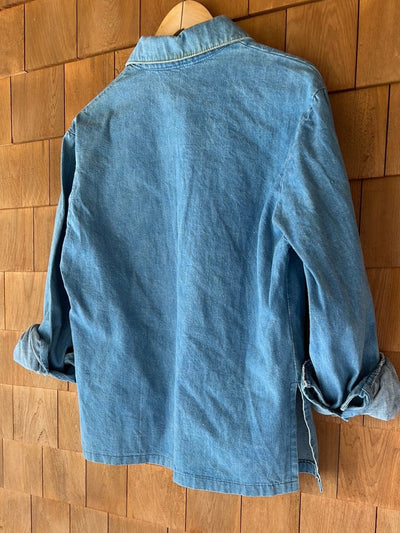 Vintage Denim Pop Over Shirt - Diamonds & Rust
