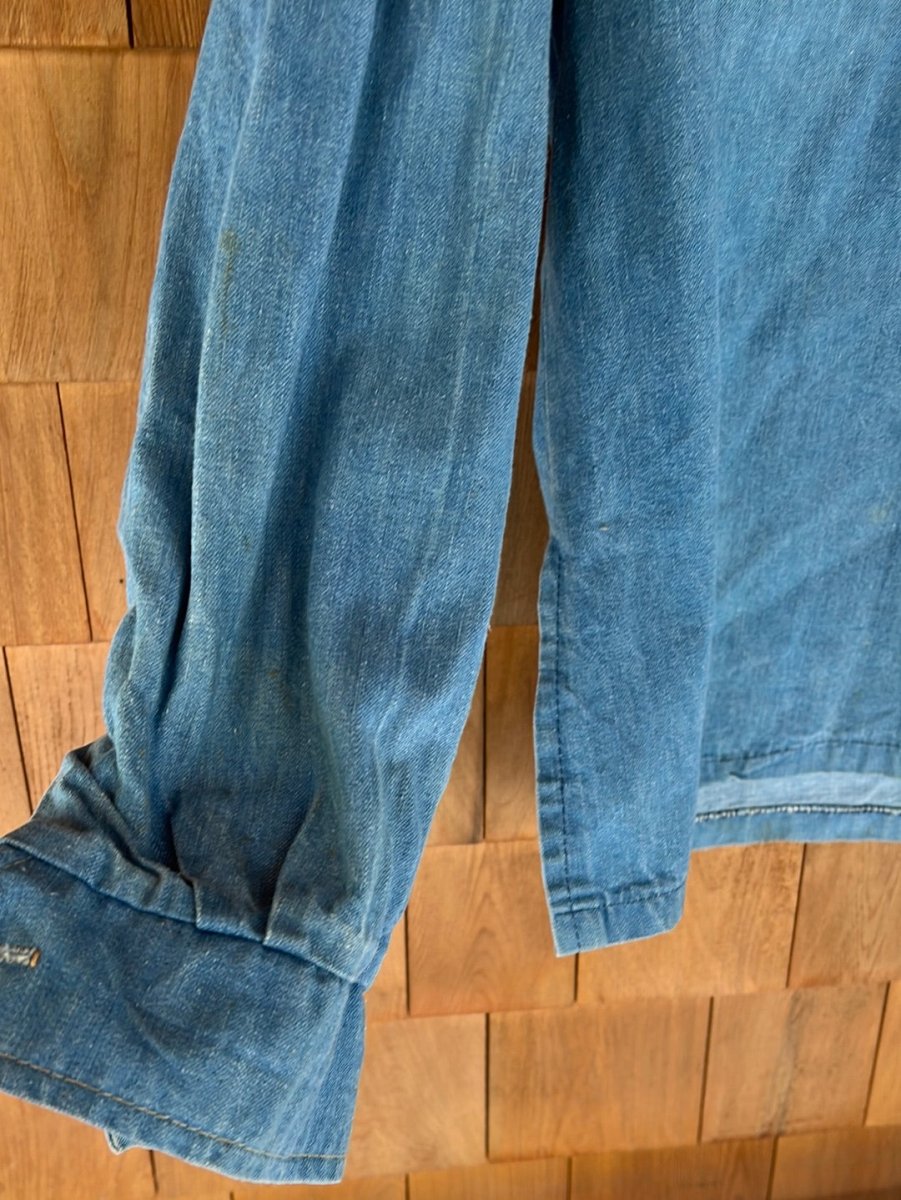 Vintage Denim Pop Over Shirt - Diamonds & Rust
