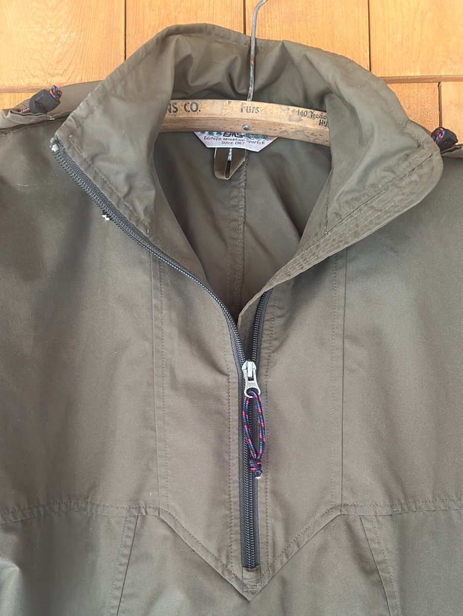 Vintage EMS Army Green Windbreaker - Diamonds & Rust