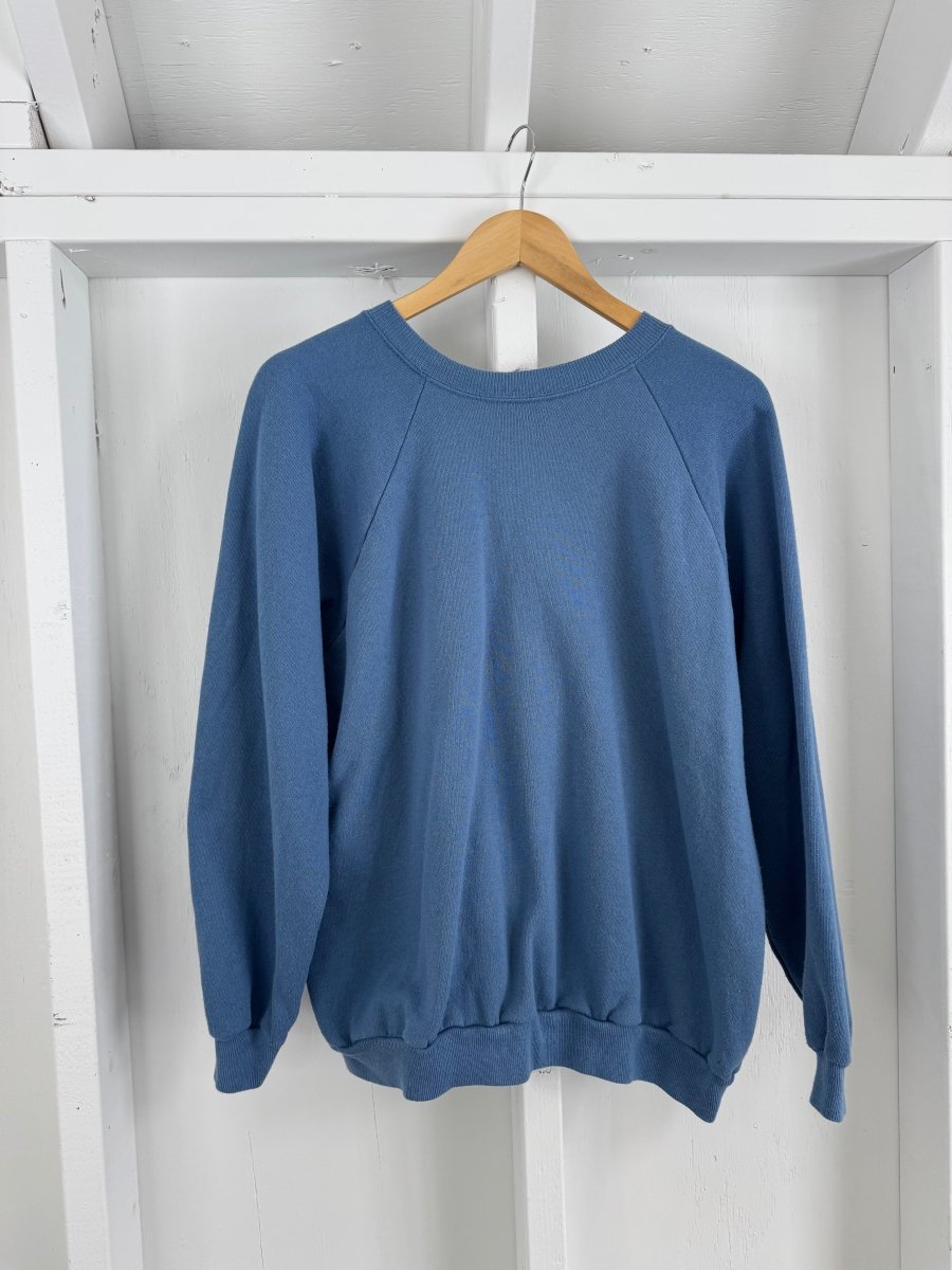 Vintage Faded Blue Raglan - Diamonds & Rust