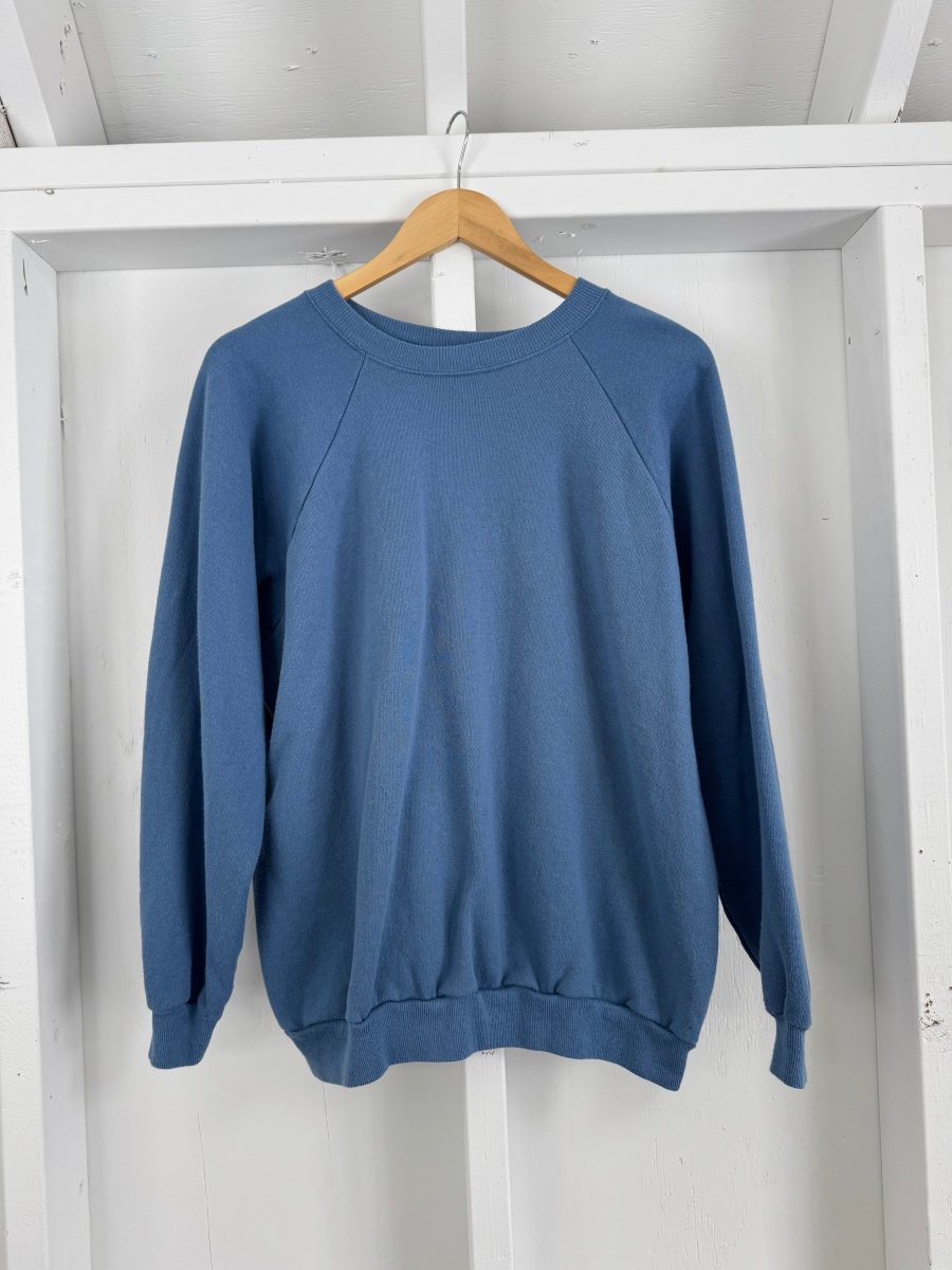 Vintage Faded Blue Raglan - Diamonds & Rust