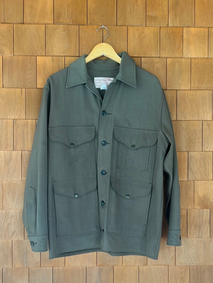 Vintage FILSON Garment Wool Cruiser Jacket - Diamonds & Rust