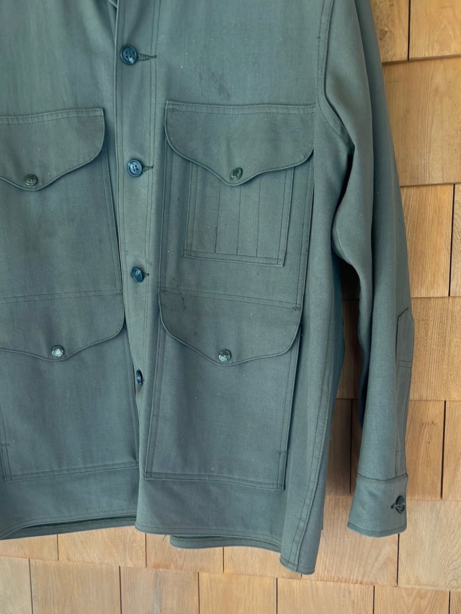 Vintage FILSON Garment Wool Cruiser Jacket - Diamonds & Rust