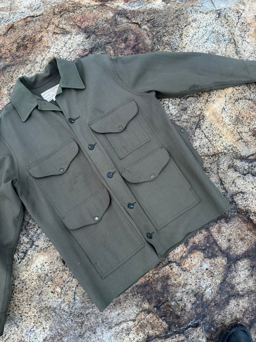 Vintage FILSON Garment Wool Cruiser Jacket - Diamonds & Rust