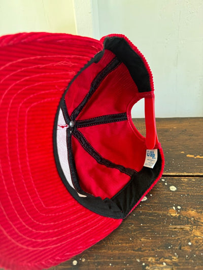 Vintage Gendron & Gendron Corduroy Hat - Diamonds & Rust