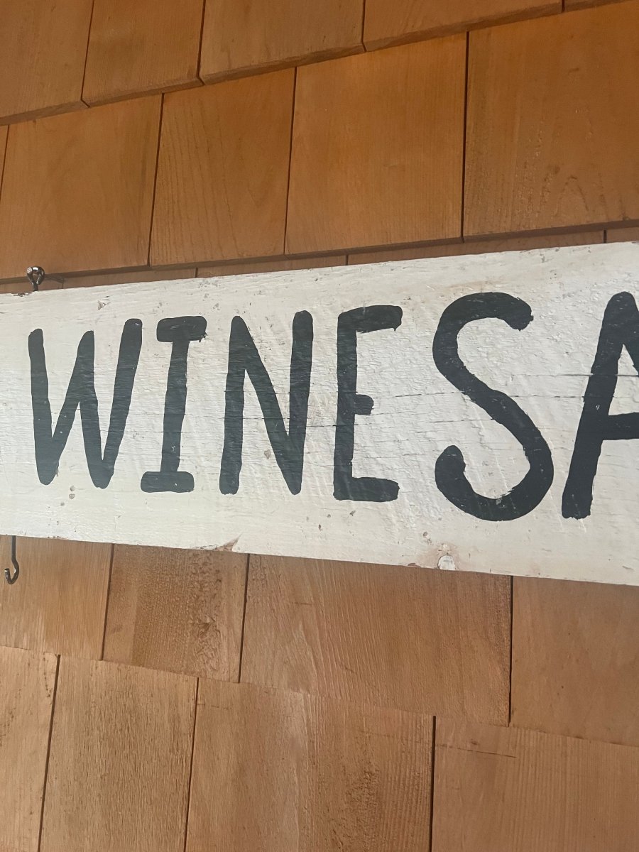 Vintage Hand - Painted Winesap Apple Sign - Diamonds & Rust