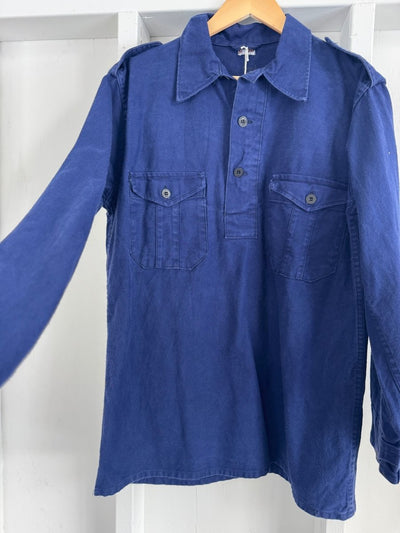 Vintage Indigo Pop Over Shirt - Diamonds & Rust