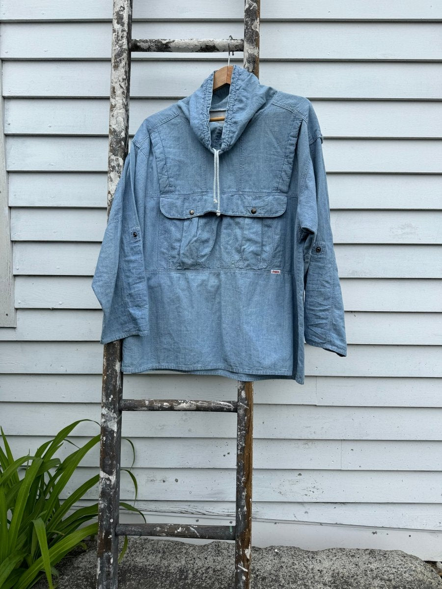Vintage Jappa Chambray Pop Over - Diamonds & Rust
