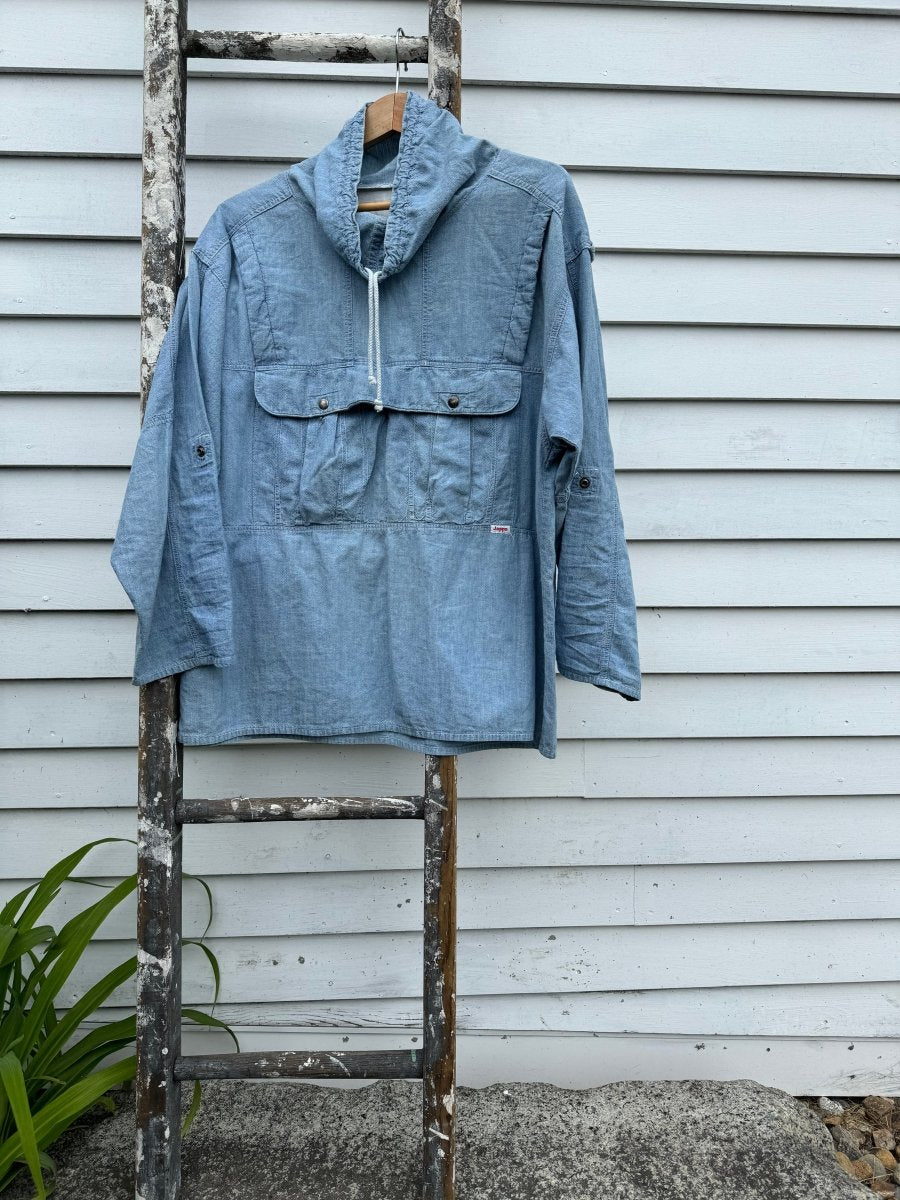 Vintage Jappa Chambray Pop Over - Diamonds & Rust