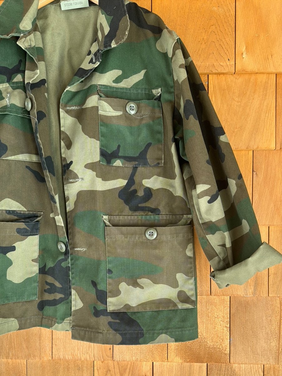 Vintage Kids Camo Jacket - Diamonds & Rust