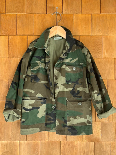 Vintage Kids Camo Jacket - Diamonds & Rust