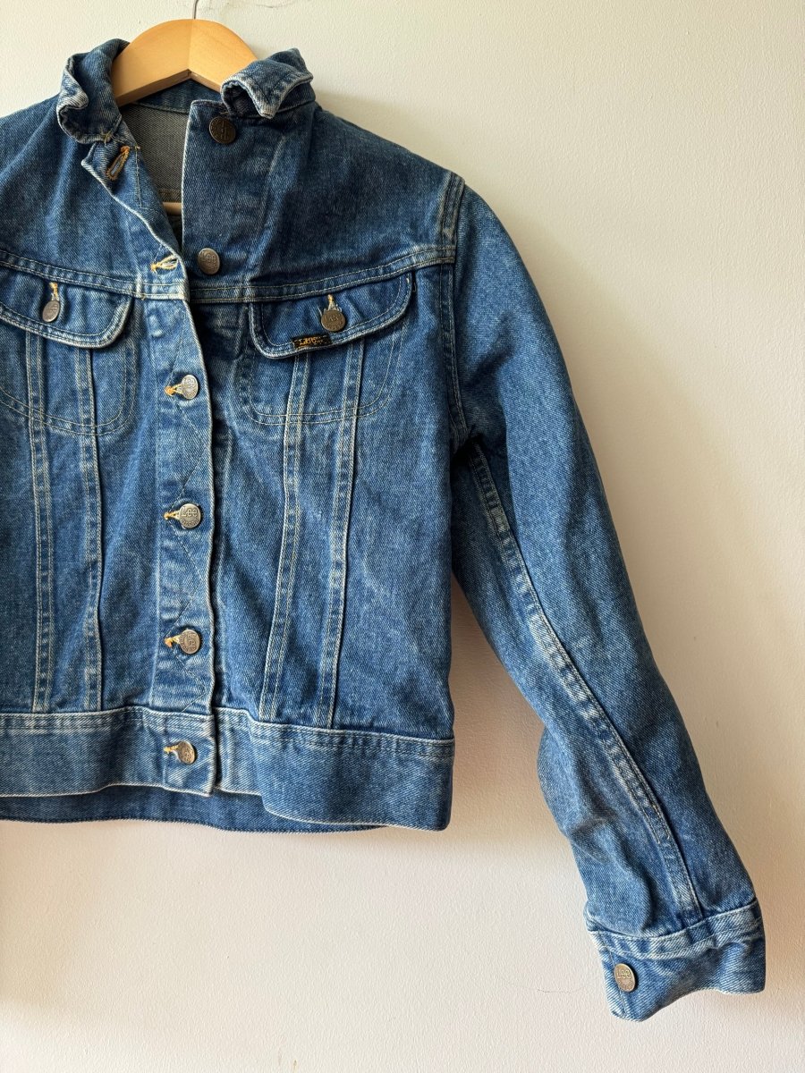 Vintage LEE Denim Jacket - Diamonds & Rust