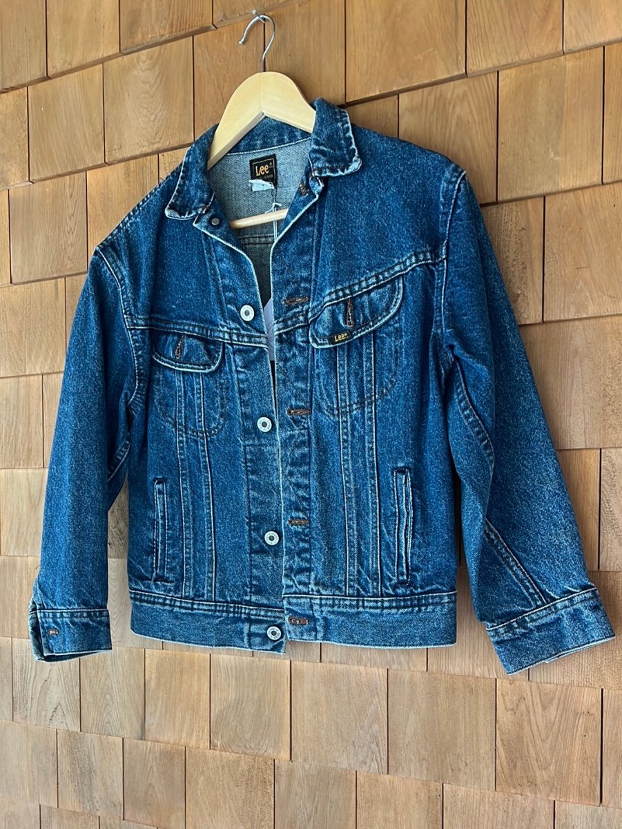 Vintage LEE Denim Jacket - Diamonds & Rust