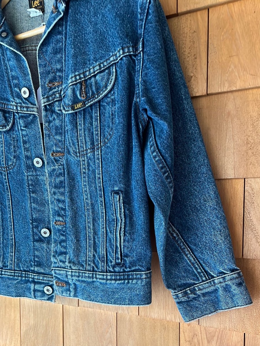 Vintage LEE Denim Jacket - Diamonds & Rust