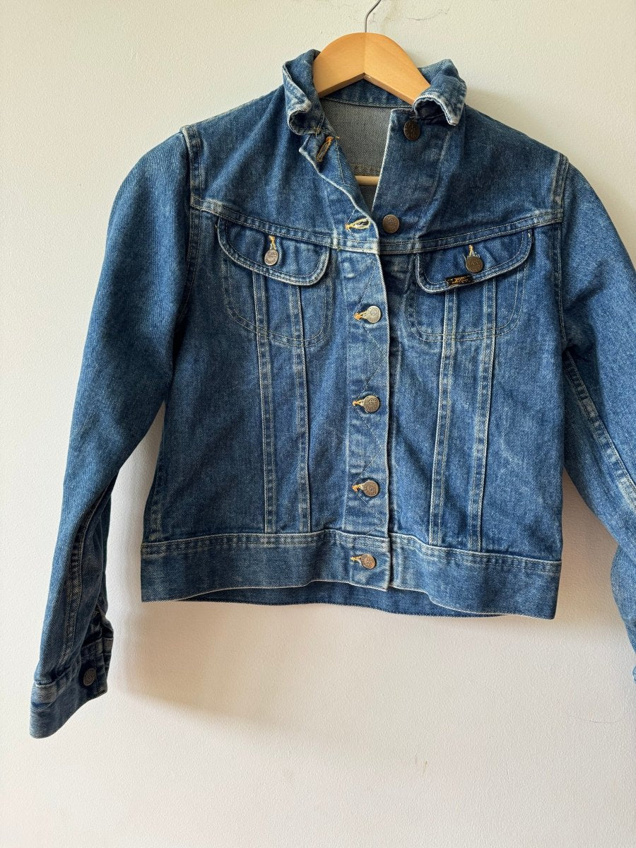 Vintage LEE Denim Jacket - Diamonds & Rust