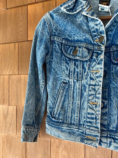 Vintage LEE Denim Jacket - Stonewashed - Diamonds & Rust