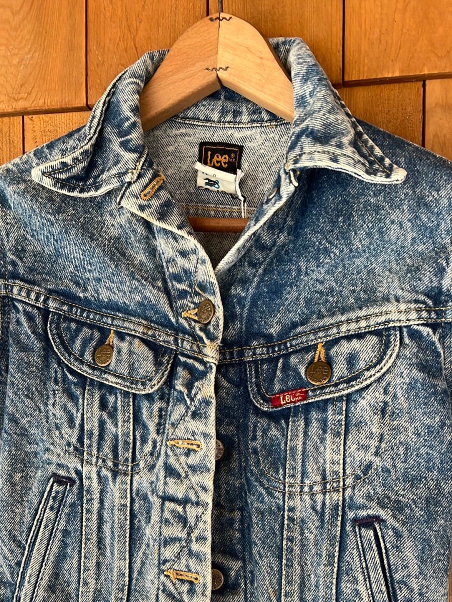 Veste Lee Denim Trucker 2XL Vintage - Dallas Cowboys Années 90, Stonewash