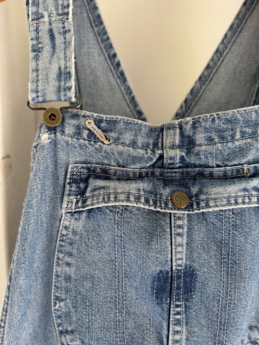 Vintage LEE Denim Overalls - Diamonds & Rust