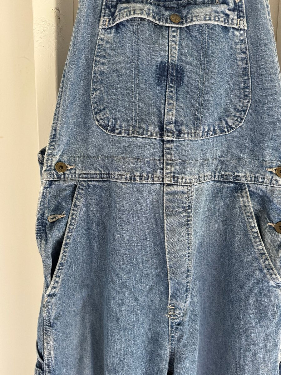 Vintage LEE Denim Overalls - Diamonds & Rust